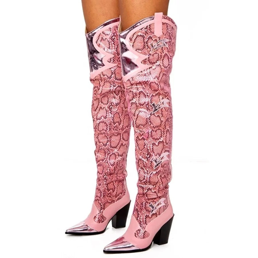 CowGirl Pink Boots 🔥🔥