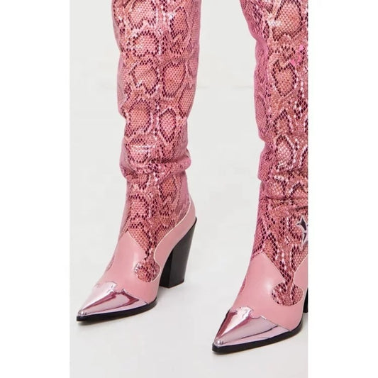 CowGirl Pink Boots 🔥🔥